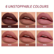 Matte Lipgloss&lip Liner Set 12 Colors Waterproof Luquid Lipstick High Pigmented Long Lasting Waterproof Lips Makeup - Luxe Ladies Moda