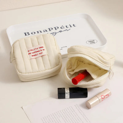 Small Earphone Lipsticks Storage Bag Organizer Pouch Case Cute Mini Zipper Women'S Makeup Cosmetic Bag Coin Purse Wallet Gifts - Luxe Ladies Moda