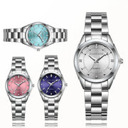 Elegant Women Watch Luxury Ladies Fashion Brand Wristwatch Quartz Movement Stainless Steel Gift for Female Girlfriend - Luxe Ladies Moda