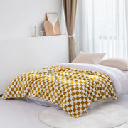 Buffalo Plaid Wool Blanket - Soft Velvet Flannel Throw - Luxe Ladies Moda