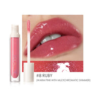 Lip Gloss Moisturizing Long Lasting Juicy Jelly Lip Tint 16 Colors Shiny Transparent Lipgloss Women's Cosmetics - Luxe Ladies Moda