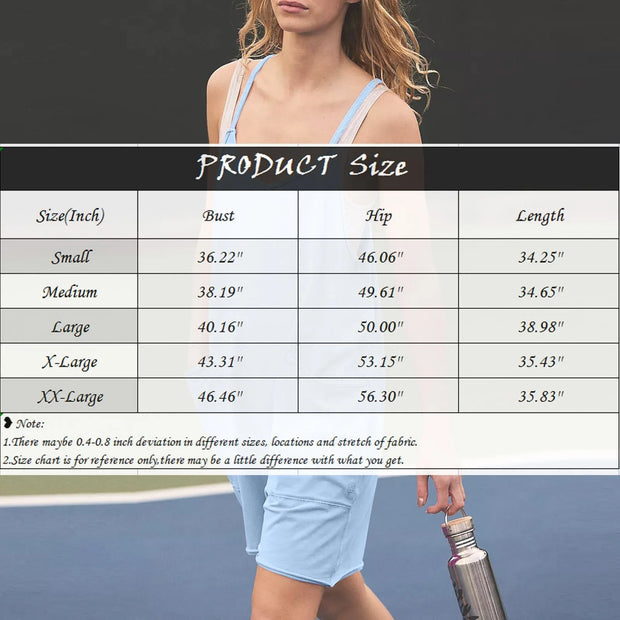 Jumpsuits For Women Summer Casual Sleeveless Adjustable Shoulder Strap Loose Rompers Women's Fashion Comfy Overalls Pants Shorts - Luxe Ladies Moda