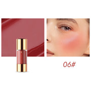 8 colors long-lasting Bottom press moisturizing easy makeup blush pencil solid creamy Liquid blusher - Luxe Ladies Moda