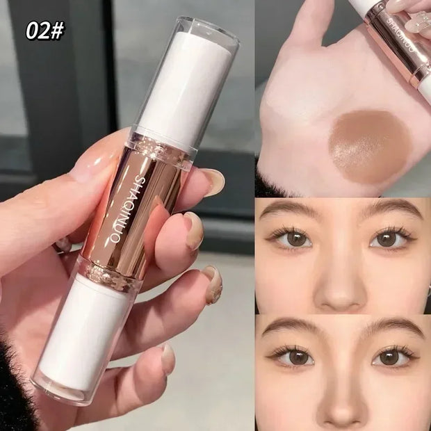Highlighting&Bronzer Stick Face Brightening Shaping Concealer Pencil 3D Long Lasting Corrector Nose Shadow Contouring Cosmetics - Luxe Ladies Moda