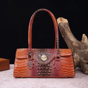 Multicolor Crocodile Pattern Fashion Handheld Stick Bag Large Capacity One Shoulder Underarm Bag Women's Luxury Handbag - Luxe Ladies Moda