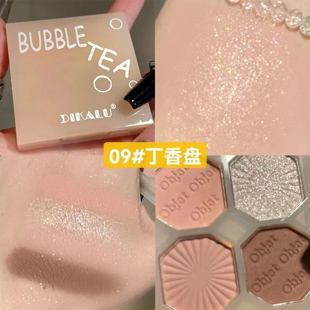 Eye Shadow Palette Mini Makeup Cosmetics Travel Size Cute Glitter Nude Eyeshadows Women Cheap Korean Glitters for the Eyes Gift - Luxe Ladies Moda
