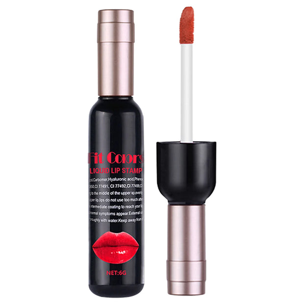 Wine Bottle Lip Stains Kit Wine Bottle Lip Gloss Set 6 Colors Wine Lip Stain Mini Matte Wine Bottles Lip Sticks Tint For - Luxe Ladies Moda