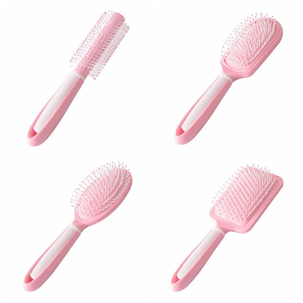 Anti Static Air Bag Hair Comb Scalp Massage Hairdressing Air Cushion Combs Hair Styling Tool Pink Scalp Massage Hair Brush - Luxe Ladies Moda