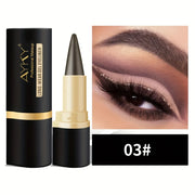 Matte Glitter Waterproof Eyeliner Stick Smudge Proof Black Single Head Solid Eyeliner Balm - Luxe Ladies Moda