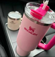 Stanley 30oz 40oz Insulated Tumbler With Lid and Straws Stainless Steel Coffee Tumbler with Handle Vacuum Leak Proof Coffee Cup - Luxe Ladies Moda
