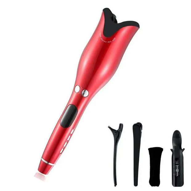 Automatic Hair Curler Auto Hair Curling Iron Ceramic Rotating Air Curler Air Spin Wand Styler Curl Machine Magic Hair Curler - Luxe Ladies Moda