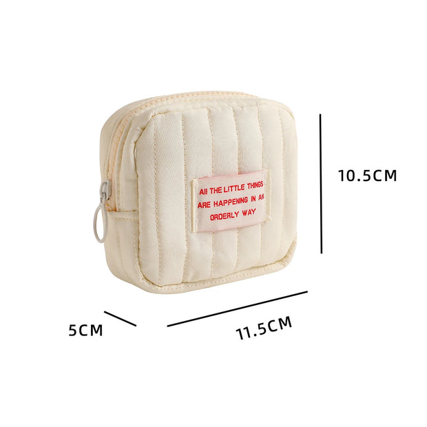 Small Earphone Lipsticks Storage Bag Organizer Pouch Case Cute Mini Zipper Women'S Makeup Cosmetic Bag Coin Purse Wallet Gifts - Luxe Ladies Moda