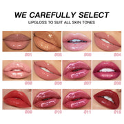 Glitter Lip Gloss Long Lasting Diamond Pearlescent Metallic Liquid Lipstick Moisturizing Lip Glaze Cosmetics - Luxe Ladies Moda