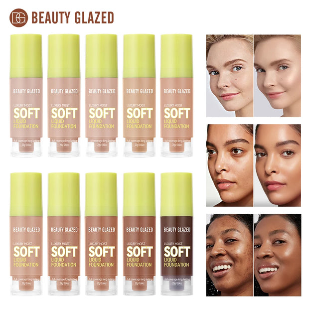 Flawless All Day: 8 Color Waterproof Concealer Foundation For Women Makeup Full Coverage Long Lasting Moisturizing