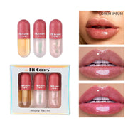 Mini Capsule Liquid Lip Blam Moisturizing Transparent Color Changing Lip Plumping Oil Mirror Jelly Plumping Lip Gloss Cosmetic - Luxe Ladies Moda