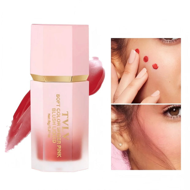 Matte Liquid Powder Blusher – Easy to Apply, Natural Rouge Finish