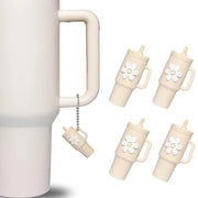 4pcs Silicone Tumbler Keychain for Stanley Cup Tumbler Accessories Perfect fit for Most Brand Newest Model - Luxe Ladies Moda