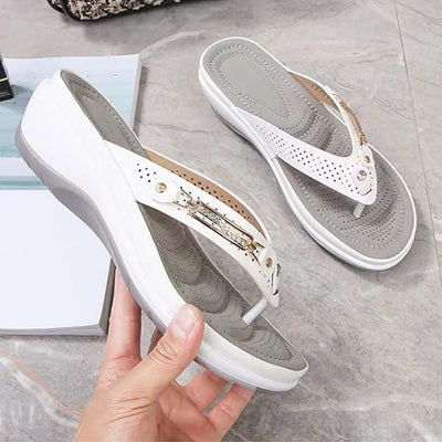 Women's Slippers New Fashion Slides Non-Slip Shoes Beach Sandals Women Outside Leisure Flip Flops Wear Open Toe - Luxe Ladies Moda