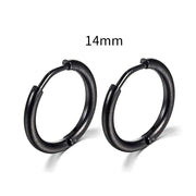 Simple Stainless Steel Small Hoop Earrings for Women - Luxe Ladies Moda