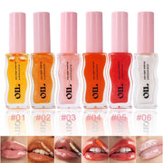 Water Light Honey Essence Lip Oil Long Lasting Moisturizing Fruity Shimmer Jelly Reduce Lip Lines Liquid Lipstick Gloss Makeup - Luxe Ladies Moda