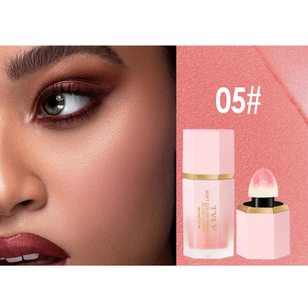 Matte Liquid Powder Blusher – Easy to Apply, Natural Rouge Finish