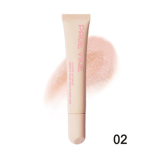 1 pcs Soft Tube Mirror Lip Gloss Lip Oil Nude Brown Plumping Lip Gloss Moisturising Transparent Lipgloss Beauty Cosmetics Makeup - Luxe Ladies Moda