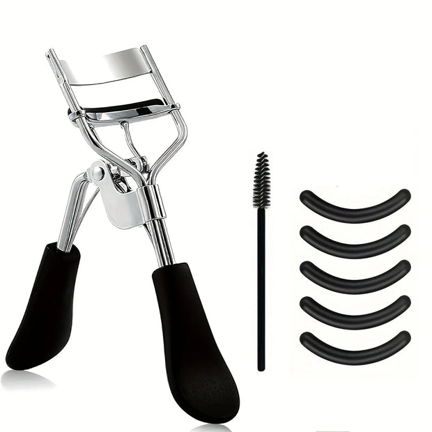 7/15pcs Eyelash Curler Set With Replacement Pads For Women Eyelashes Curling Tweezers Clips Lash Mascara Wands Brush Makeup Tool