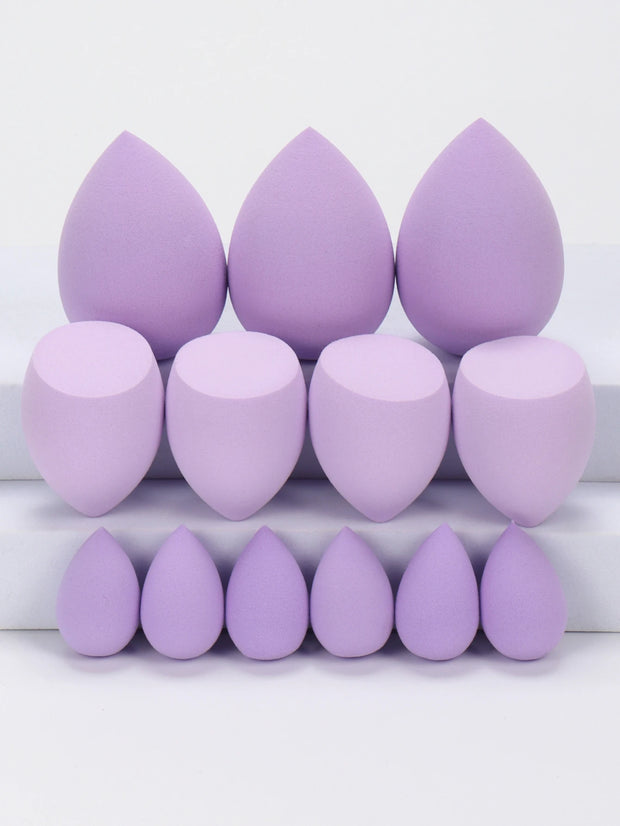13pcs Large, Medium and Small Makeup Sponges, Which Become Larger When Exposed to Water, Do Not Contain Latex, Suitable for All Ski - Luxe Ladies Moda