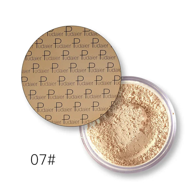 Makeup Loose Setting Powder Matte Mineral Oil-Control Long-Lasting Face Concealer Finishing Bronzer Contour for Black Dark Skin