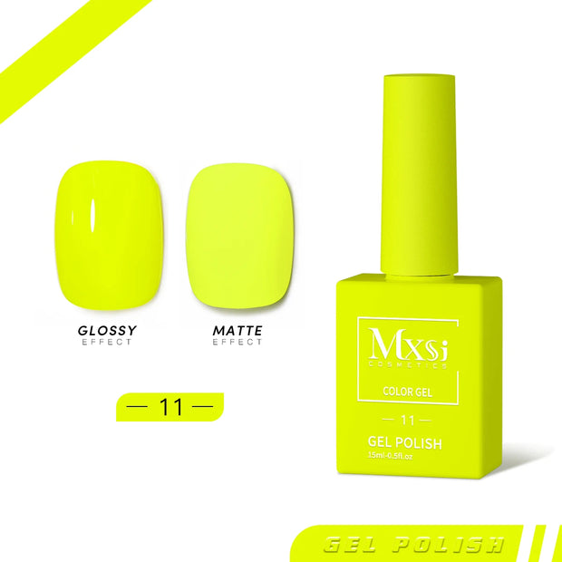 15ml Gel Nail Polish Neon Brown Royal Blue Red Green Pastal Nude Nail Art Varnish Gel Lacquer Top Coat UV Gel Nail Not Set