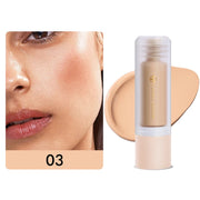 Bottom Press Liquid Foundation High Coverage Makeup Base Matte Oil Control Lasting Waterproof Concealer Korean Makeup BB Cream - Luxe Ladies Moda