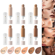 Bottom Press Liquid Foundation High Coverage Makeup Base Matte Oil Control Lasting Waterproof Concealer Korean Makeup BB Cream - Luxe Ladies Moda