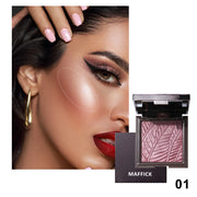Purple sweet atmosphere blush pearlescent fine shimmer natural nude makeup vitality whitening blush - Luxe Ladies Moda