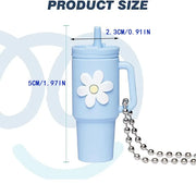 4pcs Silicone Tumbler Keychain for Stanley Cup Tumbler Accessories Perfect fit for Most Brand Newest Model - Luxe Ladies Moda