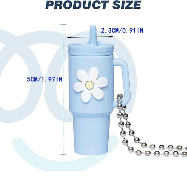 4pcs Silicone Tumbler Keychain for Stanley Cup Tumbler Accessories Perfect fit for Most Brand Newest Model - Luxe Ladies Moda