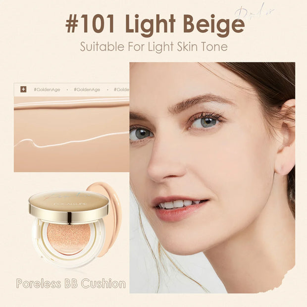 Matte Air Cushion BB&CC Cream – Lightweight, Full Coverage, and Long-Lasting - Luxe Ladies Moda