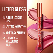 Hyaluronic Acid Lip Gloss, 8-Color Shimmering Lip Tint, Moisturizing Hydrating,Long-Lasting Shine Popular Best-Selling lip gloss