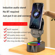 Cellphone Stand with Powerbank Bluetooth-Compatible Speaker Multi-Function Induction Phone Bracket - Luxe Ladies Moda