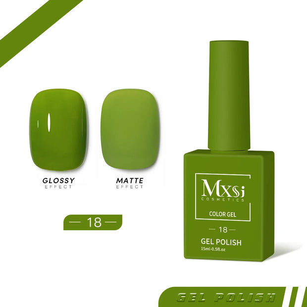 15ml Gel Nail Polish Neon Brown Royal Blue Red Green Pastal Nude Nail Art Varnish Gel Lacquer Top Coat UV Gel Nail Not Set