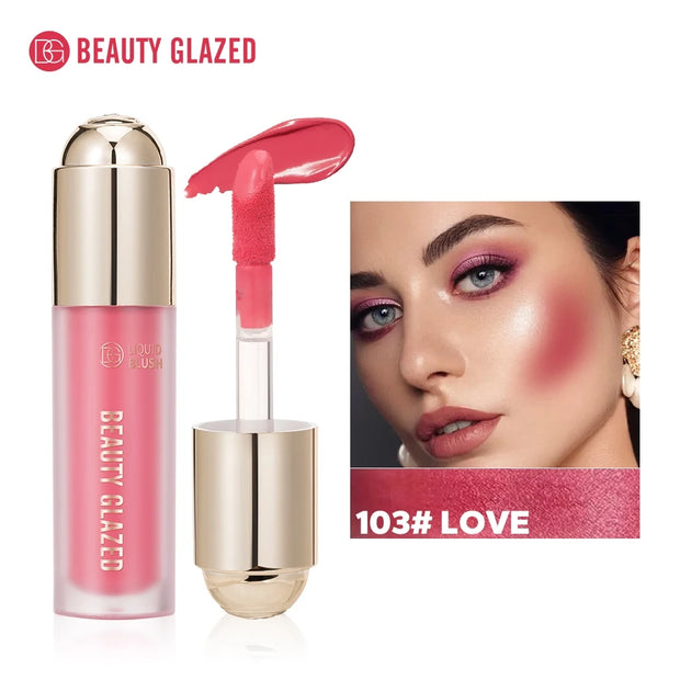 Glazed Velvet Matte Liquid Blush – Long-Lasting Natural Cheek Tint - Luxe Ladies Moda