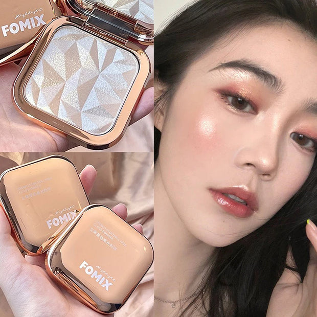 "Diamond Highlight Powder | Pearlescent Nose & Contour Brightener" - Luxe Ladies Moda