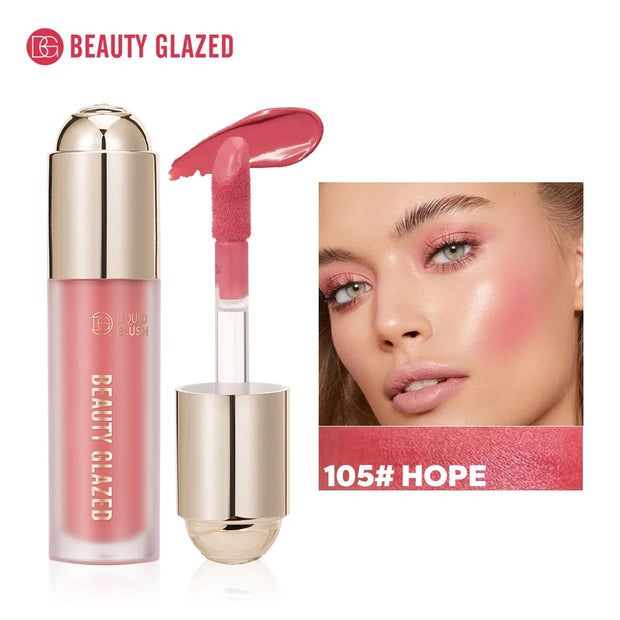 Glazed Velvet Matte Liquid Blush – Long-Lasting Natural Cheek Tint - Luxe Ladies Moda