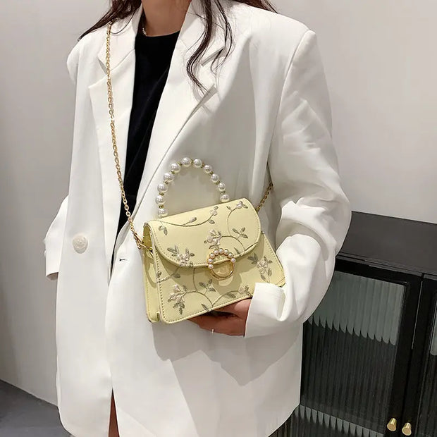 Shell Beads Bags Fashion Sweet Clutch Bag Women's Handbag - Luxe Ladies Moda