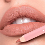 "Waterproof Matte Lip Liner | 12-Color Wooden Lip Contour Pencil" - Luxe Ladies Moda