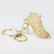 High Heel Shoes Keychain – Rhinestone Car Key Ring, Fashion Crystal Key Holder for Women’s Bag Charms - Luxe Ladies Moda