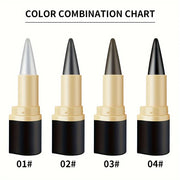 Matte Glitter Waterproof Eyeliner Stick Smudge Proof Black Single Head Solid Eyeliner Balm - Luxe Ladies Moda