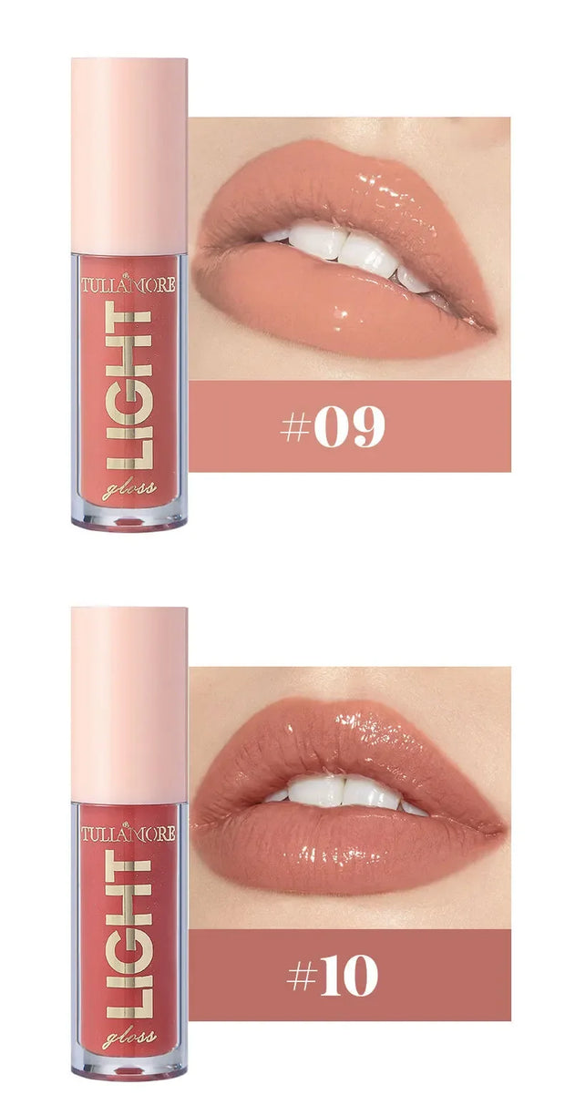Waterproof Lip Gloss – Long-Lasting, Moisturizing, Mirror Shine Nude Lip Gloss