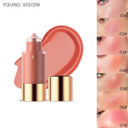 8 colors long-lasting Bottom press moisturizing easy makeup blush pencil solid creamy Liquid blusher - Luxe Ladies Moda