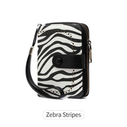 Anti-Theft Brush Bag for Ladies, Oil Wax Leather, Short Purse, European and American Retro, Multi-Function, organ Card Bag - Luxe Ladies Moda