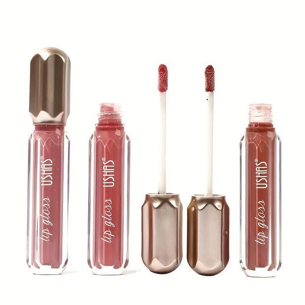 Mirror Pearl Lip Gloss Waterproof Long Lasting Moisturizing Lipstick Shine Glitter Lip Gloss Women Makeup Cosmetic - Luxe Ladies Moda